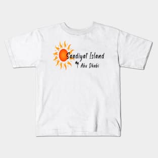 Saadiyat Island, Abu Dhabi Kids T-Shirt